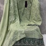 Women Dusty Pista Pakistani Suit-1