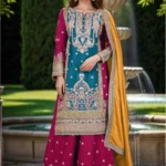 Luxury_Rama_Party_Wear_Pakistani_Palazzo_Salwar_Kameez_With_Contrast_Heavy_Work_Dupatta4