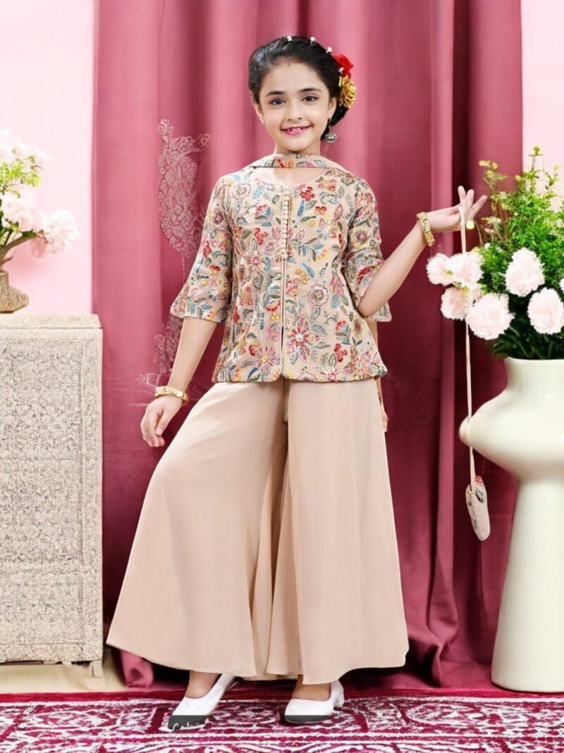 Girls Koti Plazo Set