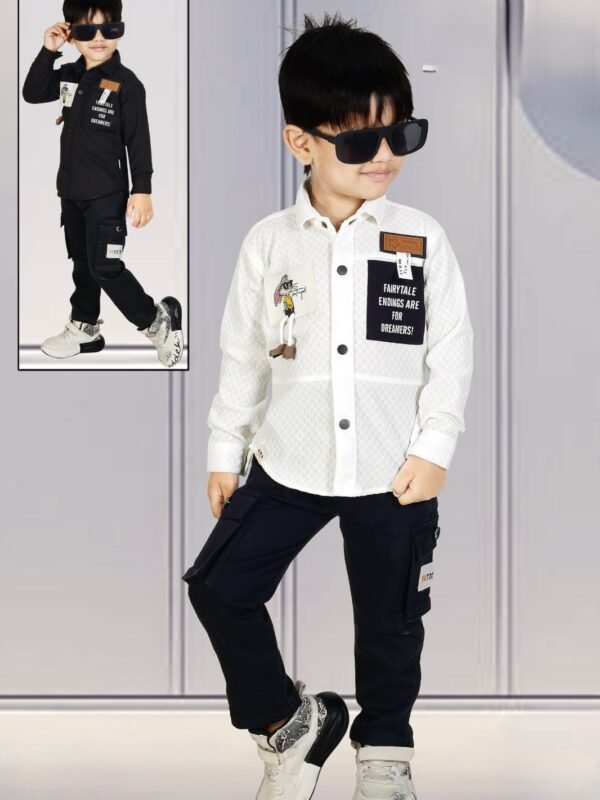 Boys Premium Partywear Fancy Shirt & Pant  – Ramzan Special Edition