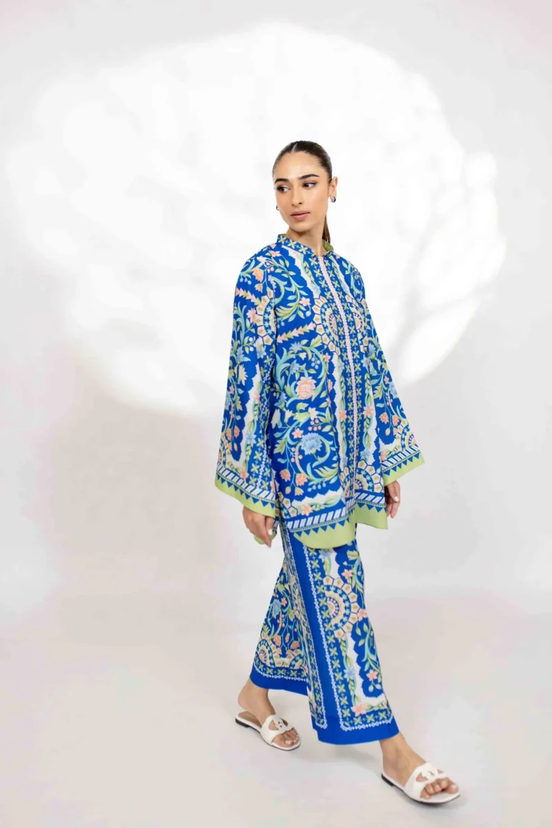 Blue Nilofer Izmia Co-ord Set - Image 3